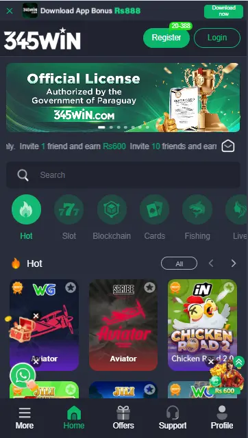 345 Win Game Apk